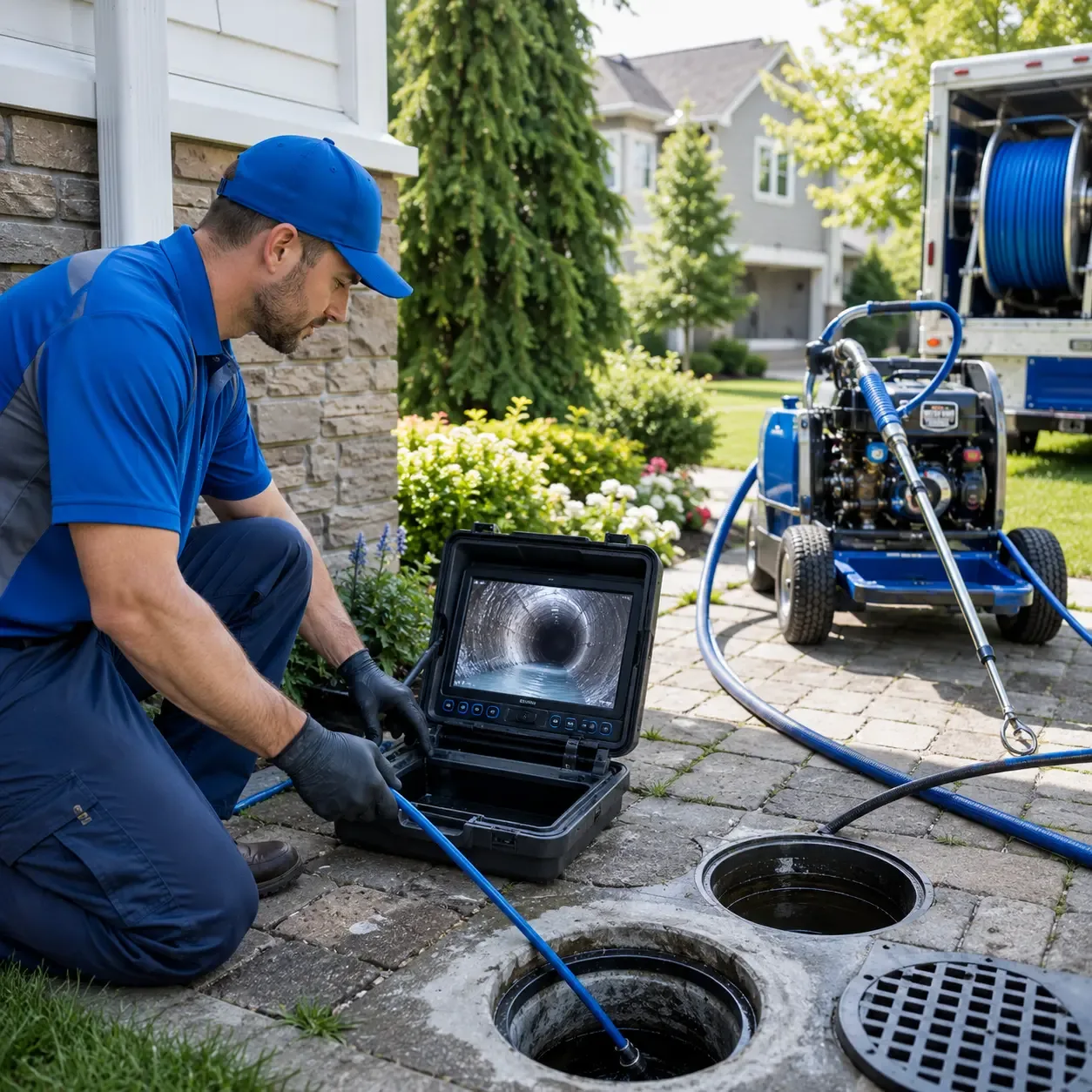 Outdoor drain cleaning professionals serving West Union, OH